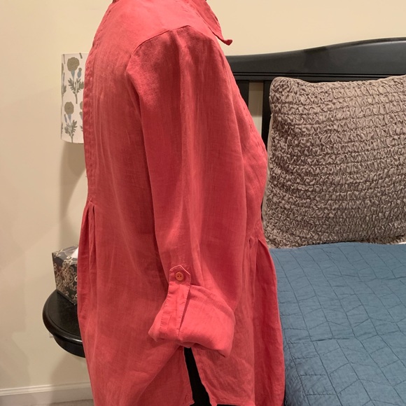 NWT Territory Ahead Rose Linen Tunic - Picture 4 of 6